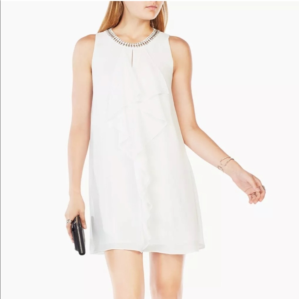 BCBGMAXAZRIA Lilleth Ruffled Dress